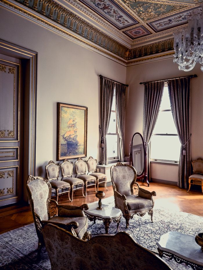 Mastering the First Impression: Your intriguing post title goes here Luxurious antique living room interior featuring elegant furniture and ornate decor in natural light.